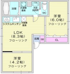 元町駅 徒歩1分 3階の物件間取画像